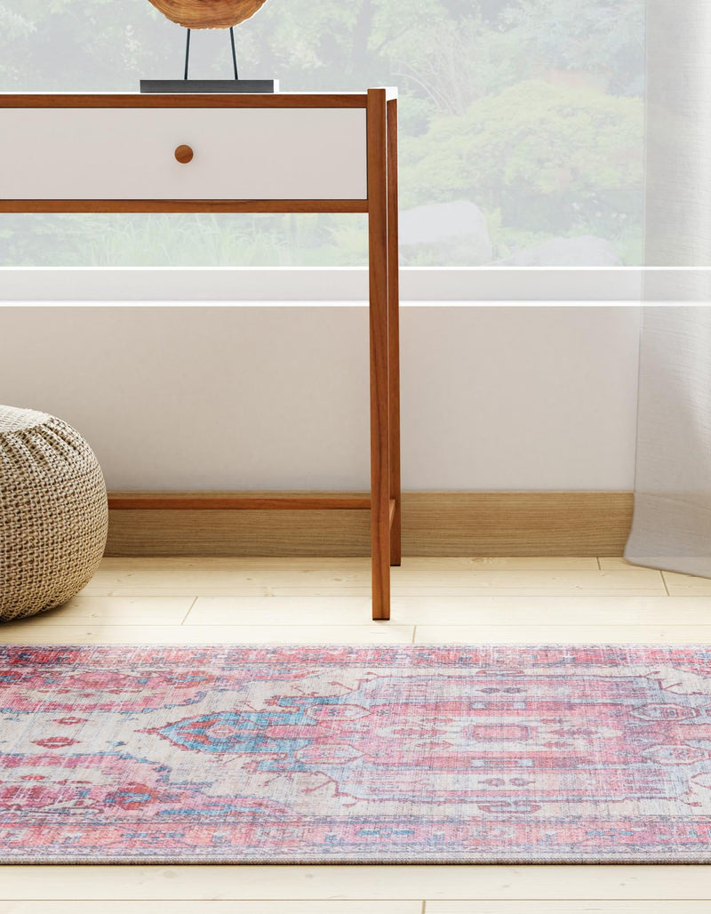 Zahara Oasis Collection Area Rug - Sahara Runner Beige lifestyle 183