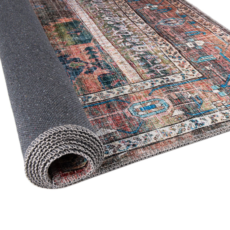 Zahara Oasis Collection Area Rug - Sahara Rectangle Multi lifestyle 38