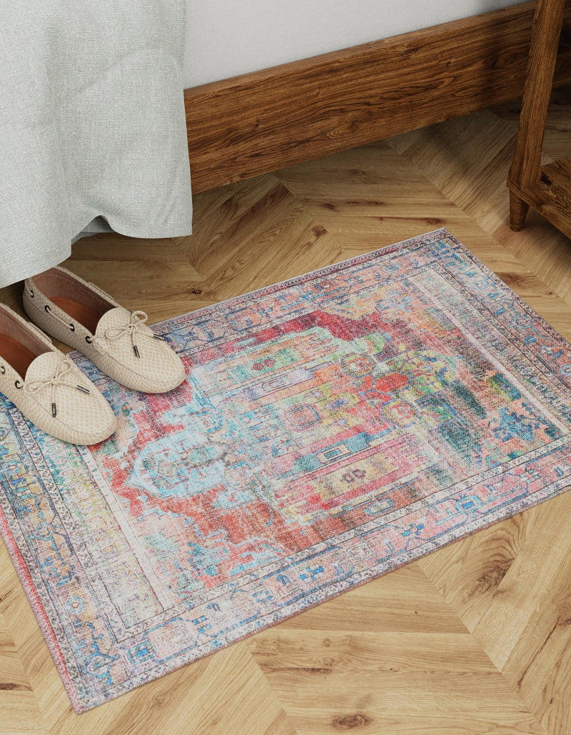 Zahara Oasis Collection Area Rug - Sahara Rectangle Multi lifestyle 8
