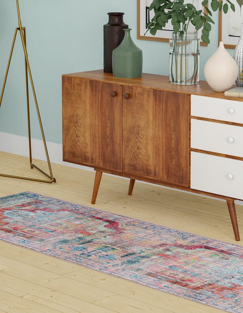 Zahara Oasis Collection Area Rug - Sahara Runner Multi lifestyle 85