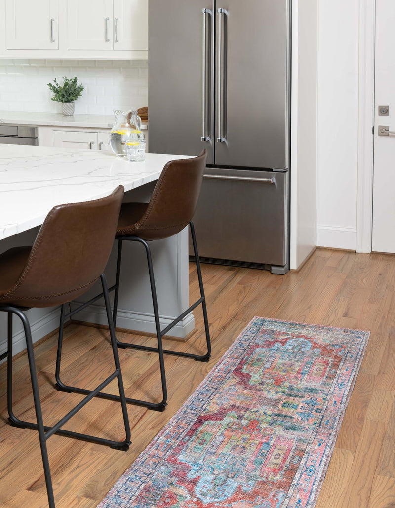 Zahara Oasis Collection Area Rug - Sahara Runner Multi lifestyle 91