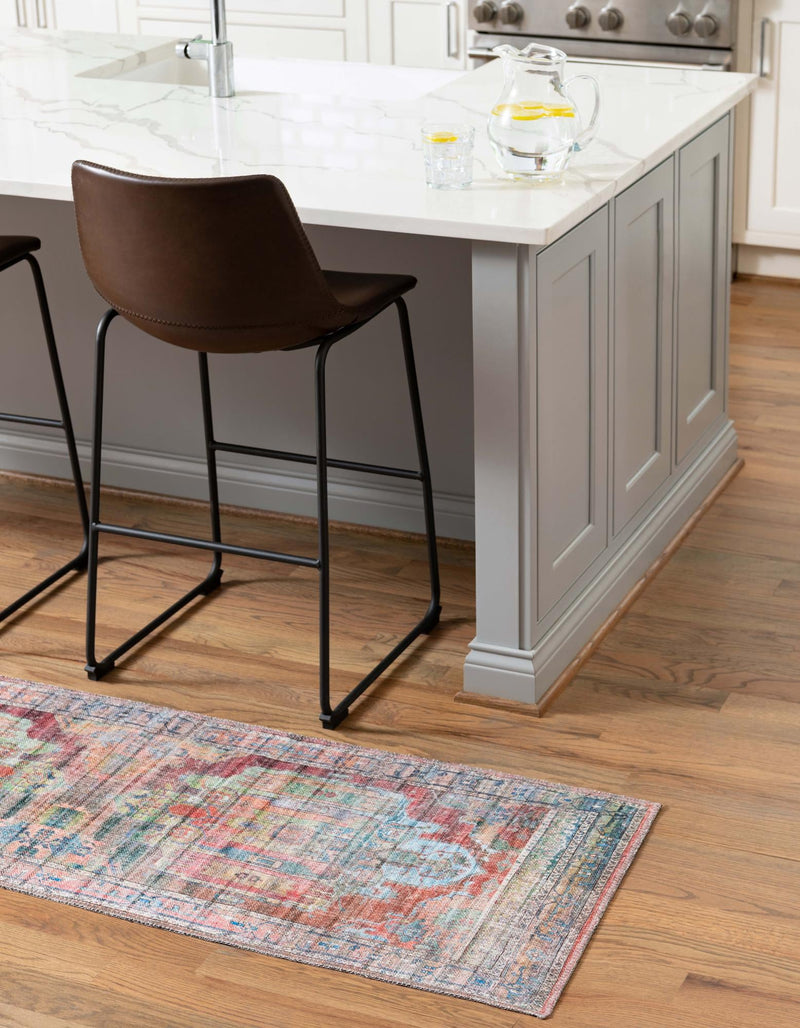 Zahara Oasis Collection Area Rug - Sahara Runner Multi lifestyle 93