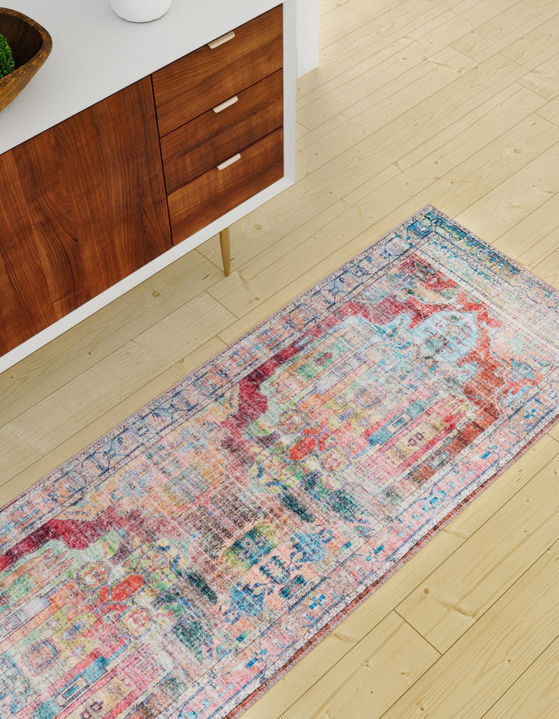 Zahara Oasis Collection Area Rug - Sahara Runner Multi lifestyle 176