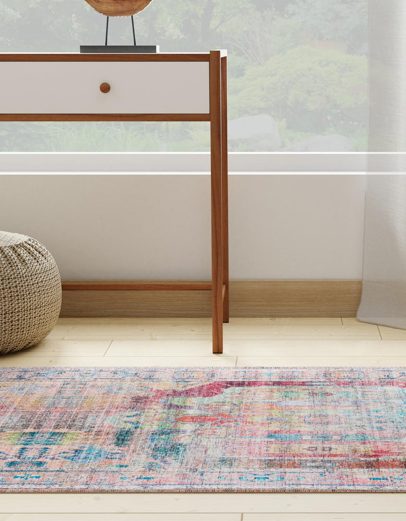 Zahara Oasis Collection Area Rug - Sahara Runner Multi lifestyle 184