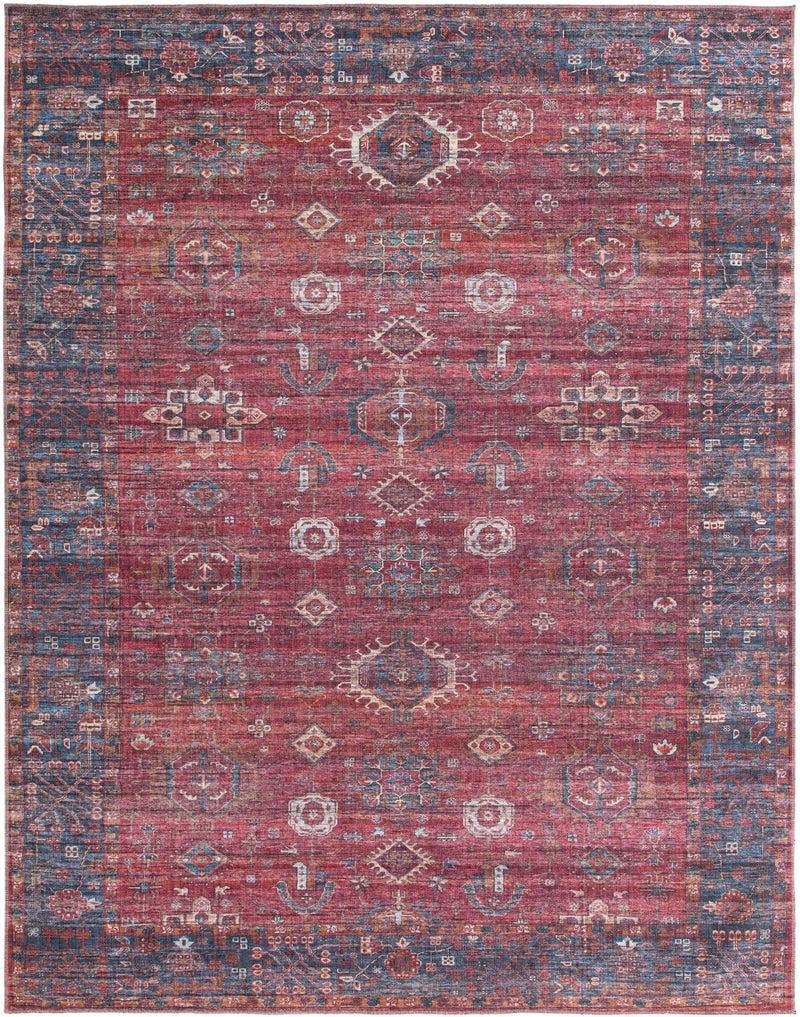Zahara Oasis Collection Area Rug - Ouarzazate Rectangle Antique Red Main