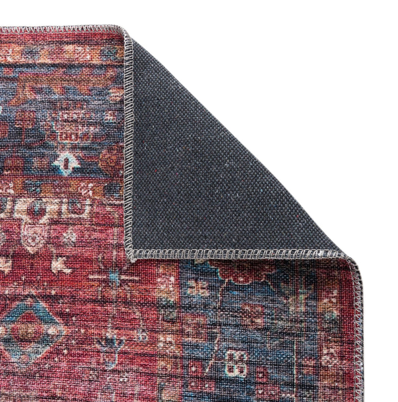 Zahara Oasis Collection Area Rug - Ouarzazate Rectangle Antique Red lifestyle 13