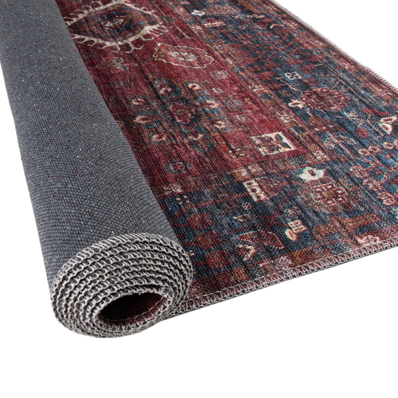 Zahara Oasis Collection Area Rug - Ouarzazate Rectangle Antique Red lifestyle 16