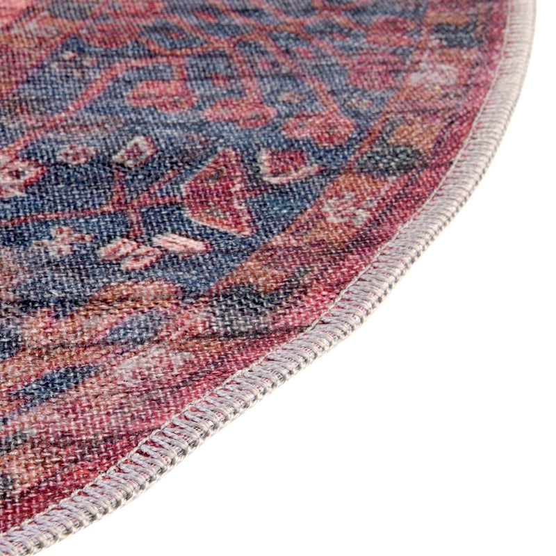Zahara Oasis Collection Area Rug - Ouarzazate Oval Antique Red lifestyle 57