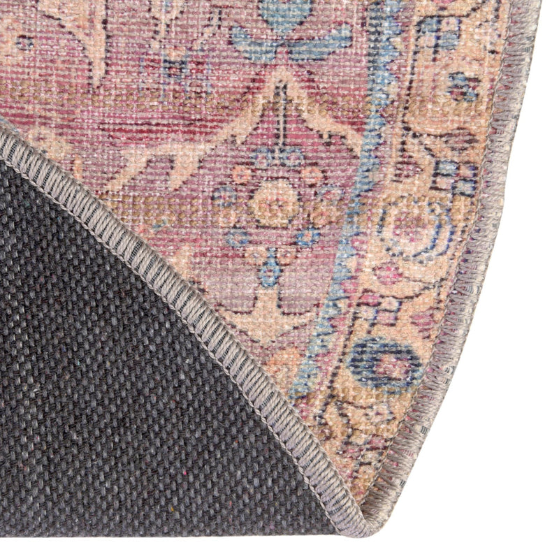 Vintage Memories Collection Area Rug - Timeless Oval Pink lifestyle 87