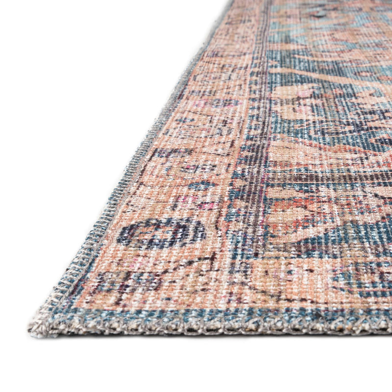Vintage Memories Collection Area Rug - Timeless Rectangle Blue lifestyle 12