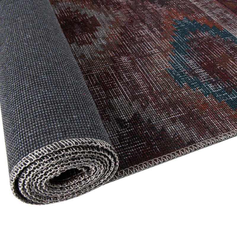 Mesa Modern Collection Area Rug - Arroyo Rectangle Terracotta lifestyle 11