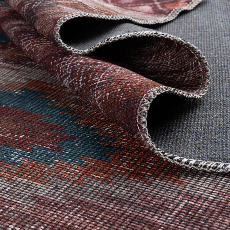 Mesa Modern Collection Area Rug - Arroyo Rectangle Terracotta lifestyle 12