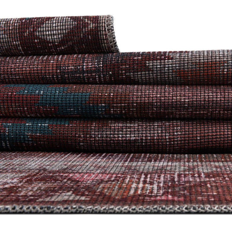 Mesa Modern Collection Area Rug - Arroyo Rectangle Terracotta lifestyle 13