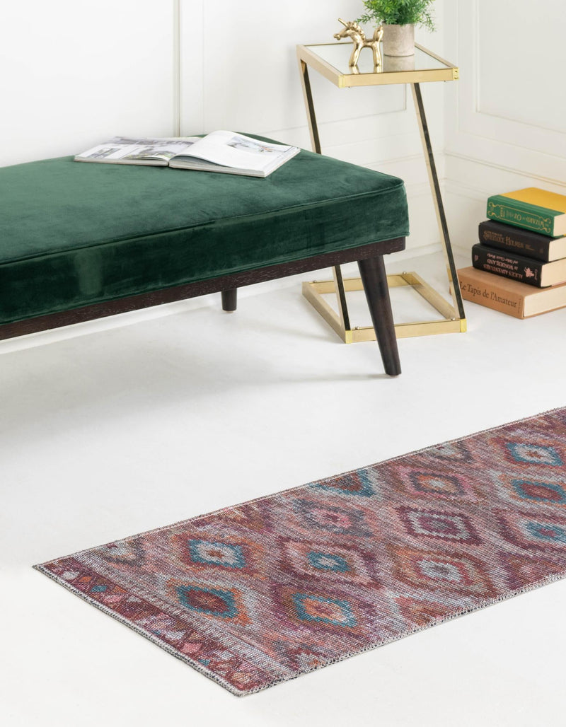 Mesa Modern Collection Area Rug - Arroyo Runner Terracotta lifestyle 25