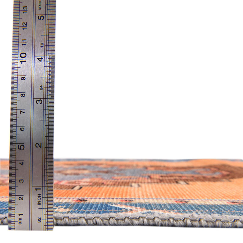 Heritage Elegance Collection Area Rug - Winterthur (Orange) Rectangle Orange lifestyle 4