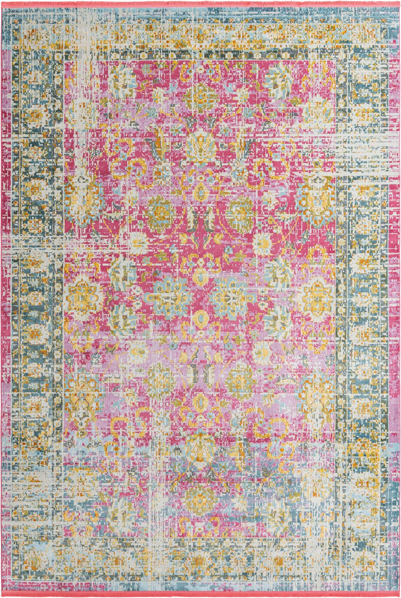 Arcadia Rugs Collection Area Rug - Shangri-La Rectangle Pink Main