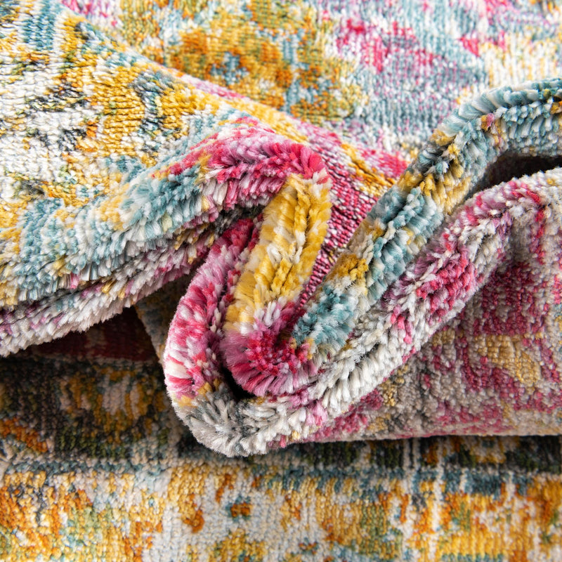 Arcadia Rugs Collection Area Rug - Shangri-La Rectangle Pink lifestyle 8