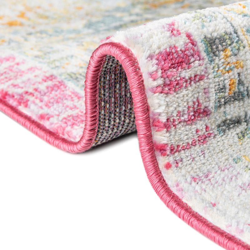 Arcadia Rugs Collection Area Rug - Shangri-La Rectangle Pink lifestyle 10