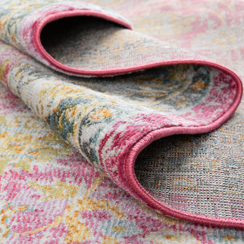 Arcadia Rugs Collection Area Rug - Shangri-La Rectangle Pink lifestyle 13
