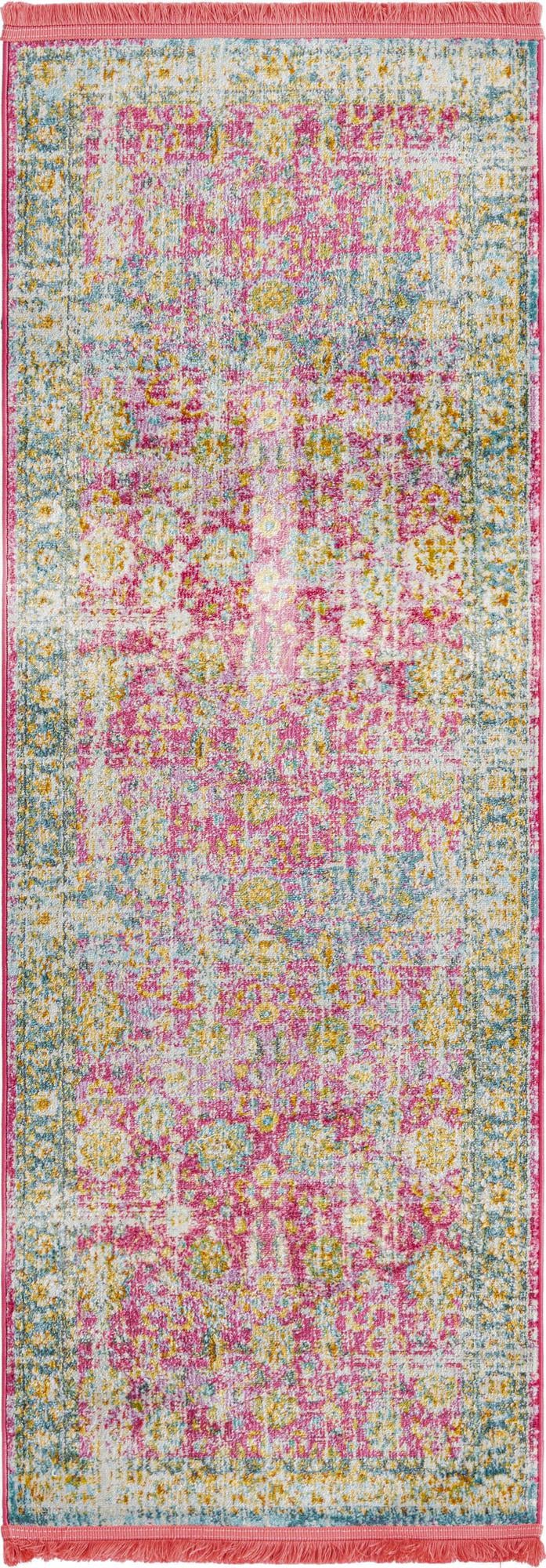 Arcadia Rugs Collection Area Rug - Shangri-La Runner Pink lifestyle 19
