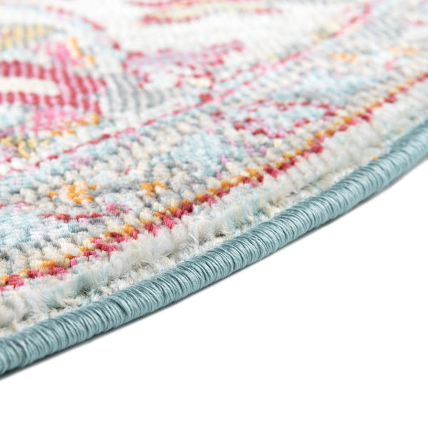 Arcadia Rugs Collection Area Rug - Elysium Round Multi lifestyle 45