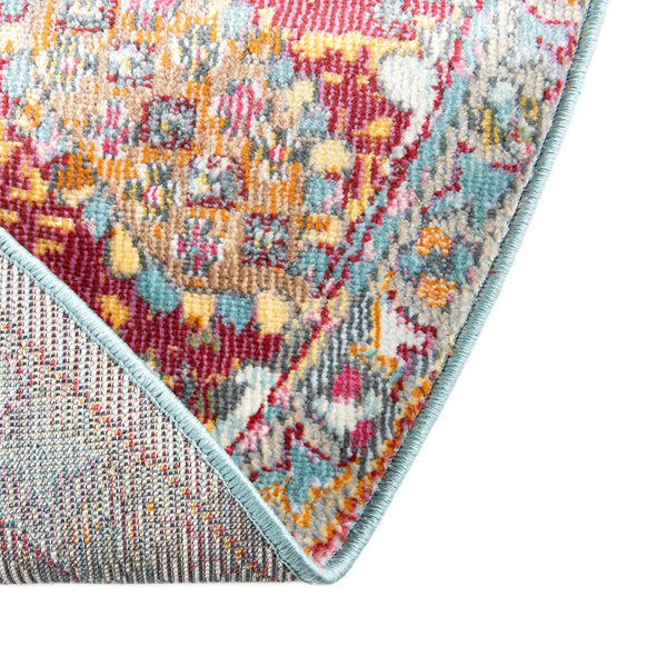 Arcadia Rugs Collection Area Rug - Elysium Round Multi lifestyle 54