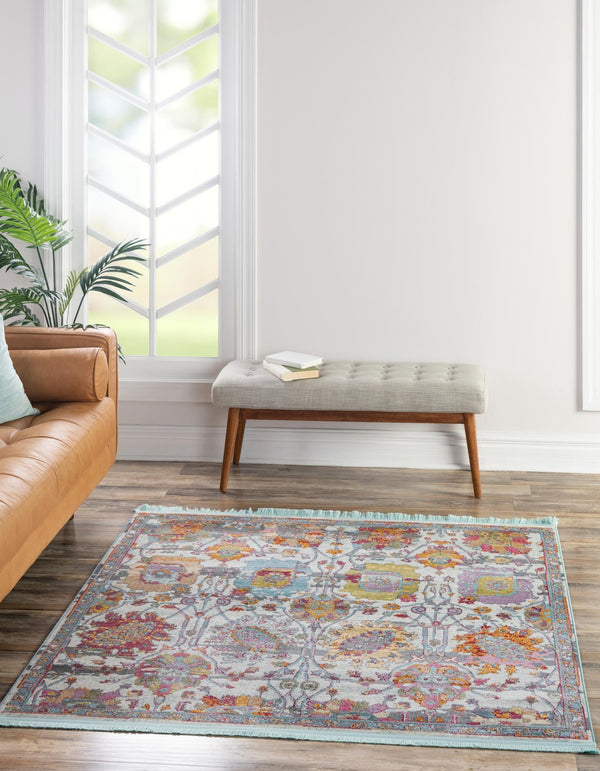 Arcadia Rugs Collection Area Rug - Elysium Square Multi lifestyle 25