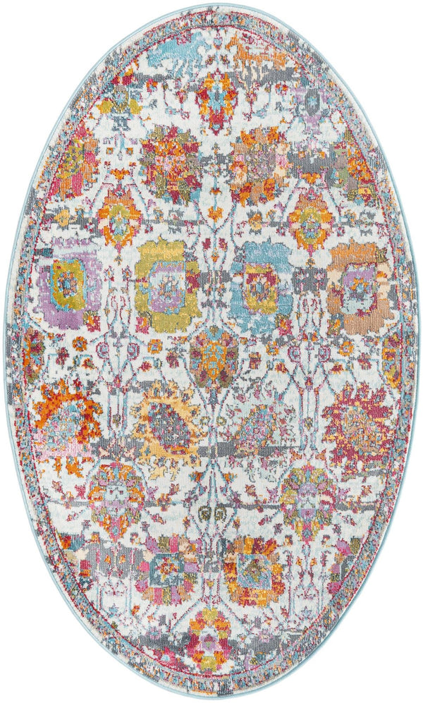 Arcadia Rugs Collection Area Rug - Elysium Oval Multi lifestyle 21
