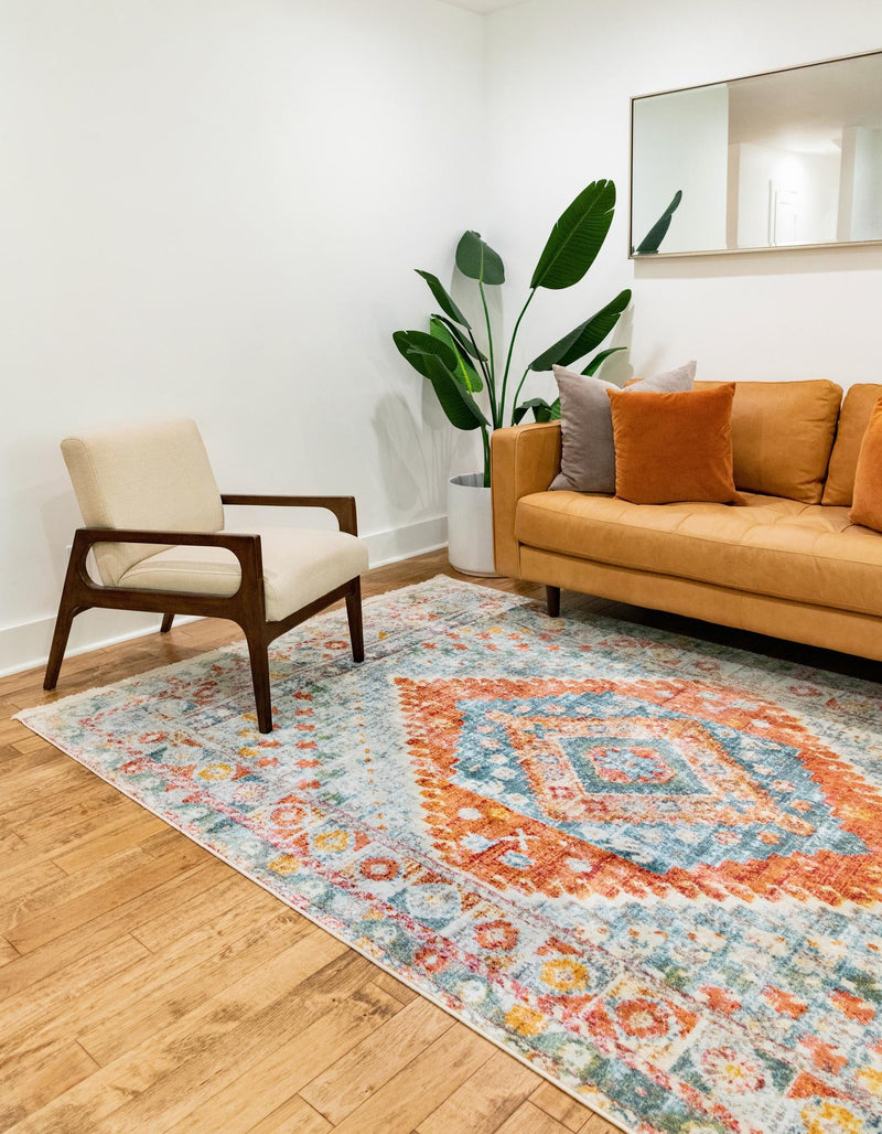Arcadia Rugs Collection Area Rug - Xanadu Rectangle Salmon lifestyle 4