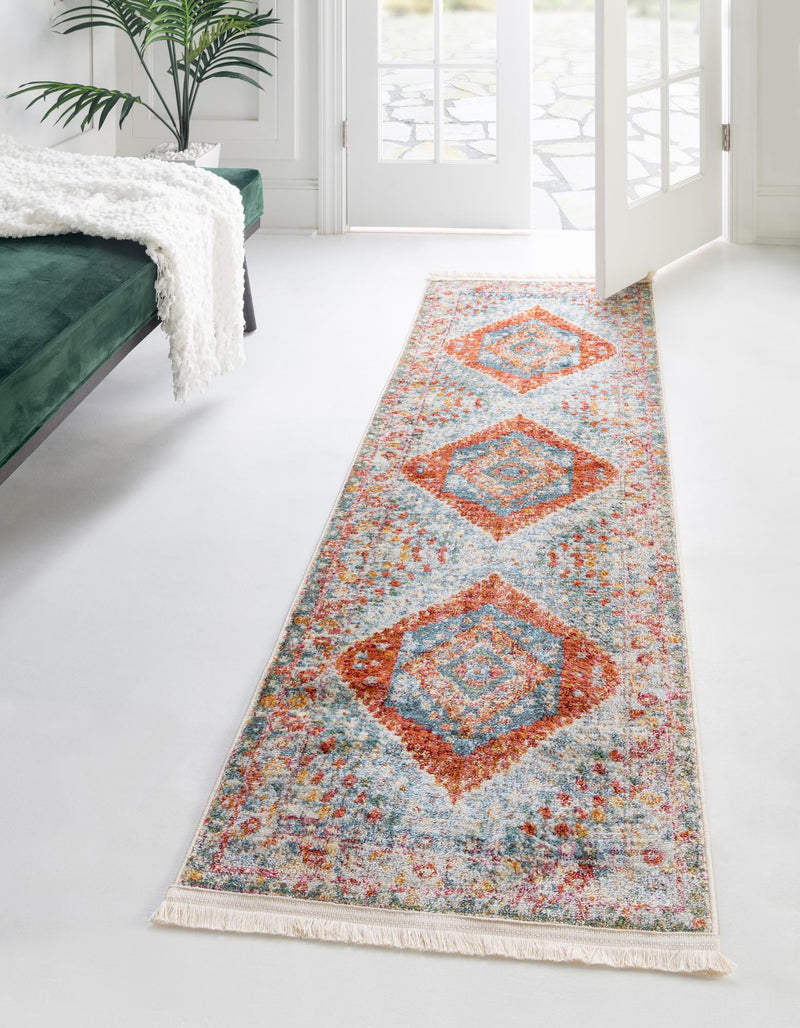 Arcadia Rugs Collection Area Rug - Xanadu Runner Salmon lifestyle 27