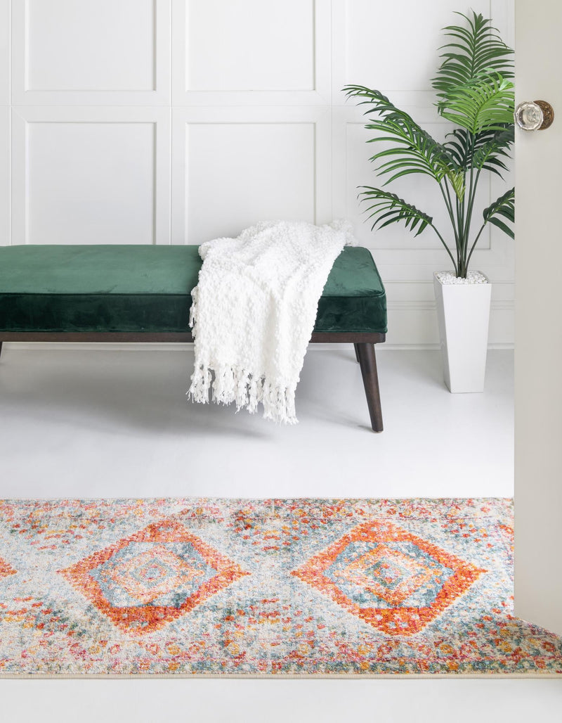 Arcadia Rugs Collection Area Rug - Xanadu Runner Salmon lifestyle 34