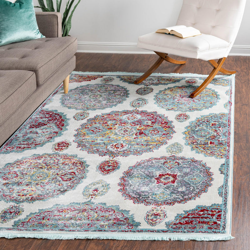 Arcadia Rugs Collection Area Rug - Atlantis (Cream) Rectangle Cream lifestyle 18