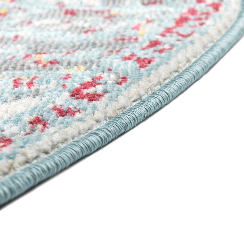 Arcadia Rugs Collection Area Rug - Atlantis (Cream) Round Cream lifestyle 46