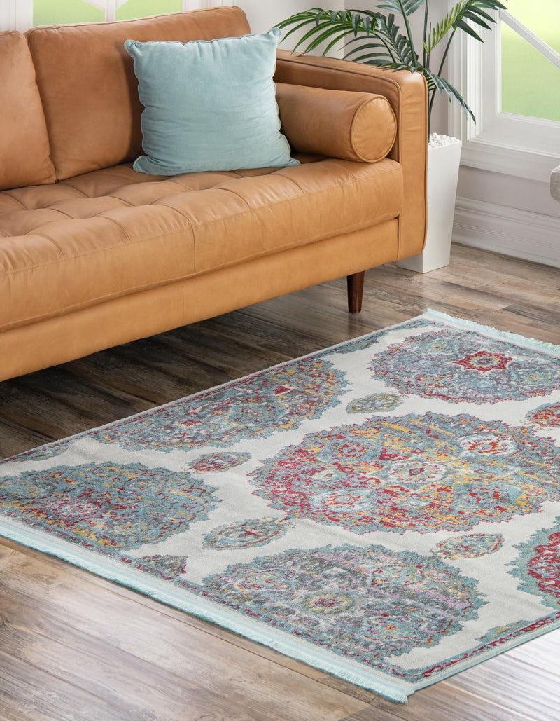 Arcadia Rugs Collection Area Rug - Atlantis (Cream) Square Cream lifestyle 31