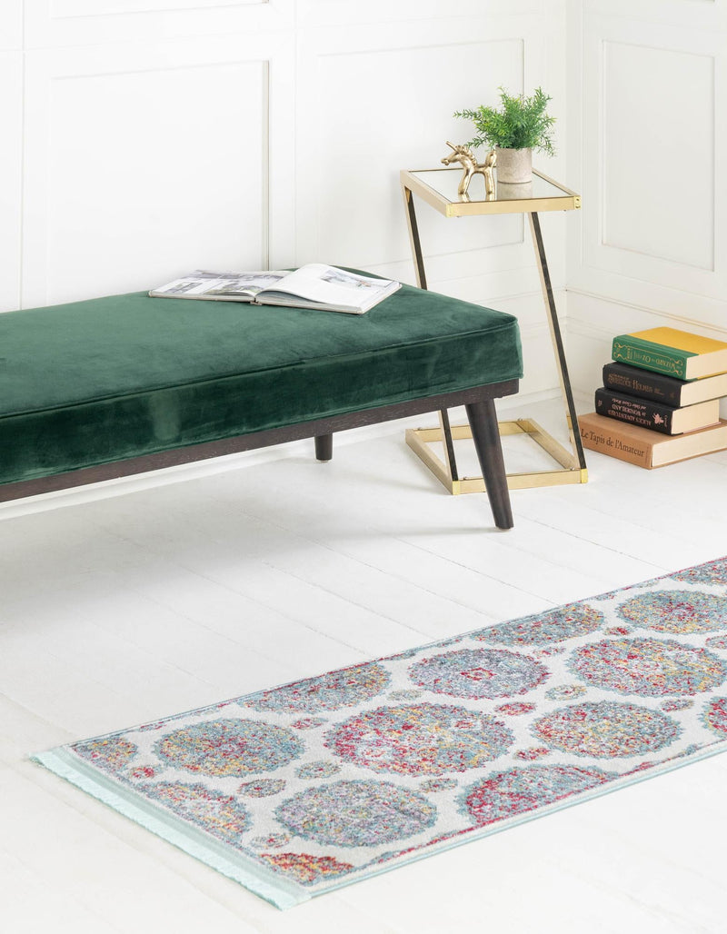 Arcadia Rugs Collection Area Rug - Atlantis (Cream) Runner Cream lifestyle 34