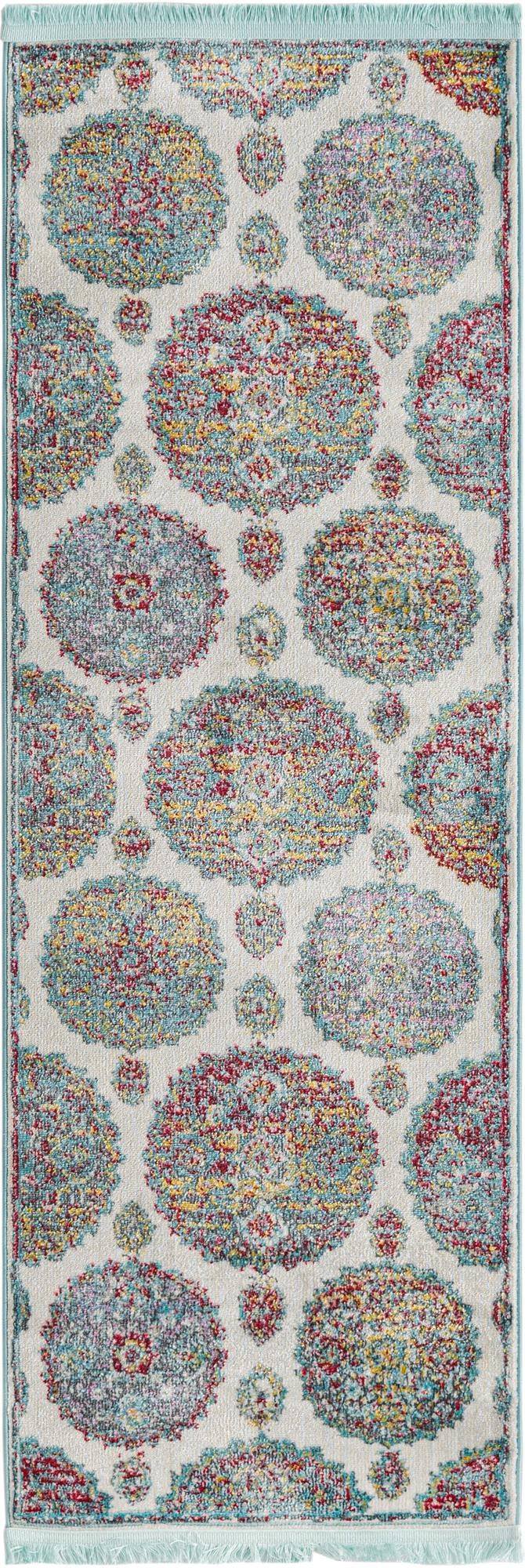 Arcadia Rugs Collection Area Rug - Atlantis (Cream) Runner Cream lifestyle 24