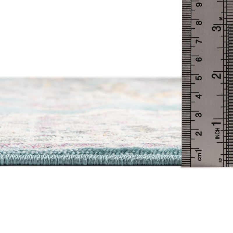 Arcadia Rugs Collection Area Rug - Atlantis (Blue) Rectangle Blue lifestyle 5