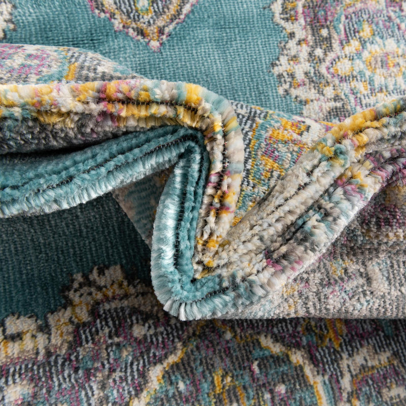 Arcadia Rugs Collection Area Rug - Atlantis (Blue) Rectangle Blue lifestyle 8