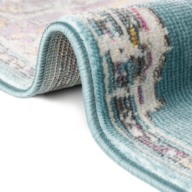 Arcadia Rugs Collection Area Rug - Atlantis (Blue) Rectangle Blue lifestyle 10