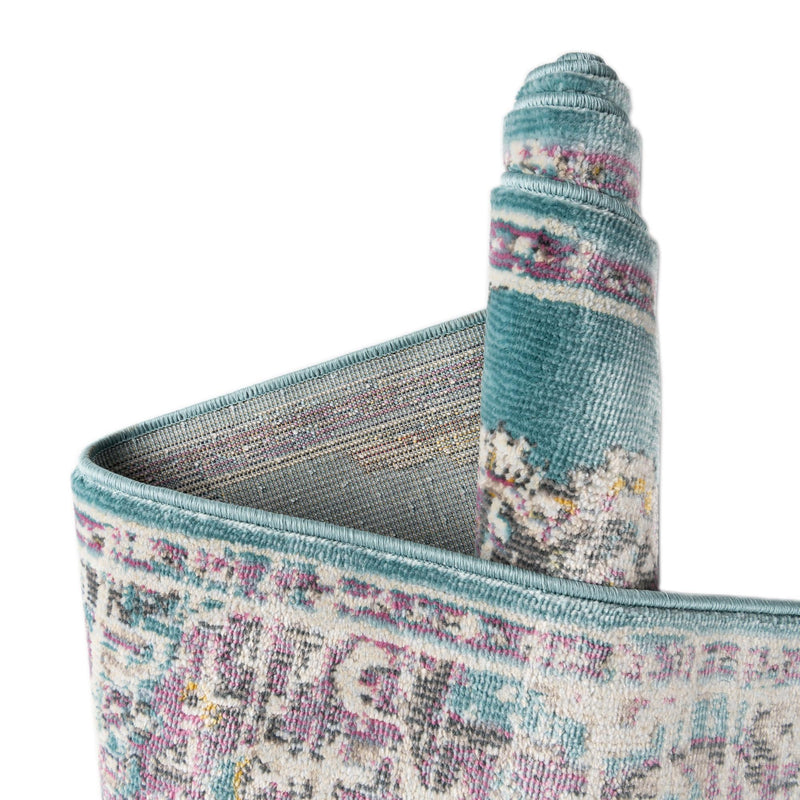 Arcadia Rugs Collection Area Rug - Atlantis (Blue) Rectangle Blue lifestyle 11