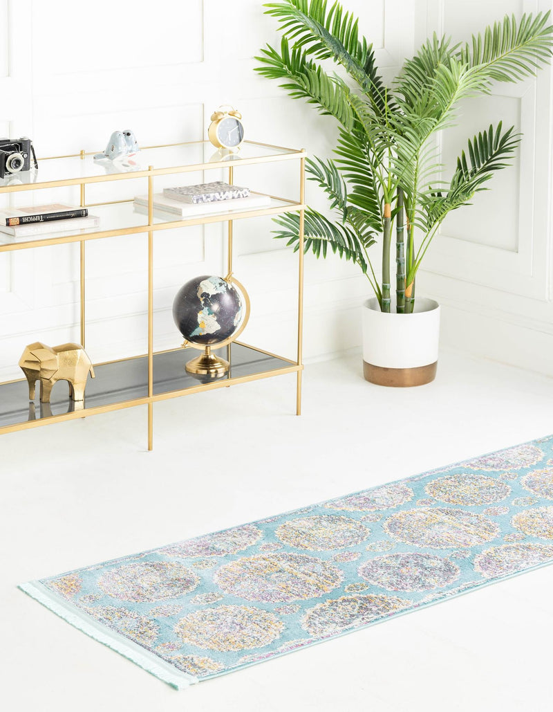 Arcadia Rugs Collection Area Rug - Atlantis (Blue) Runner Blue lifestyle 32