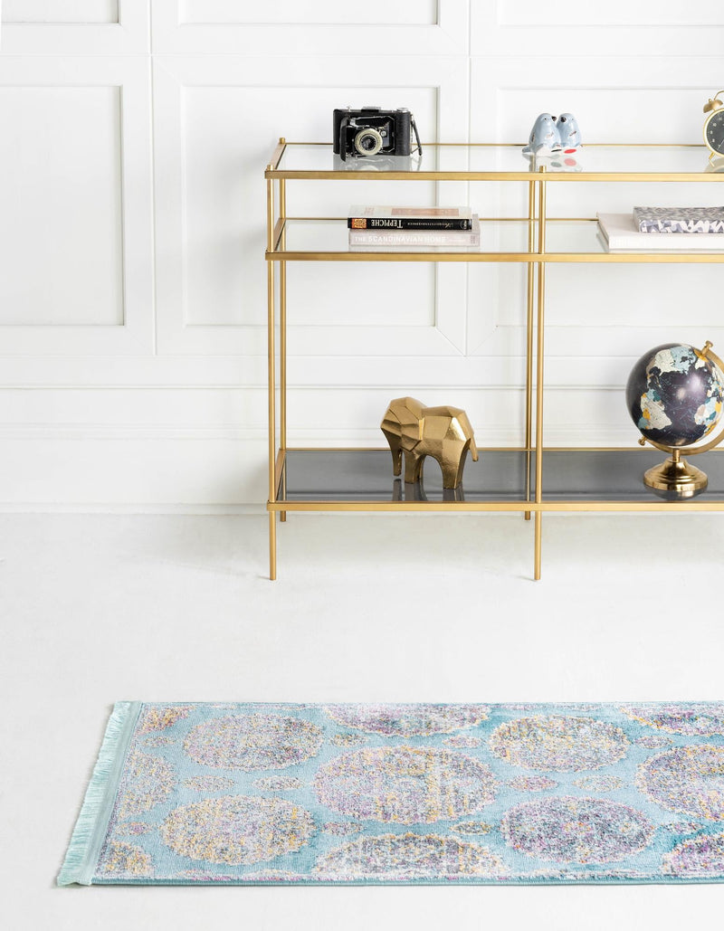 Arcadia Rugs Collection Area Rug - Atlantis (Blue) Runner Blue lifestyle 34