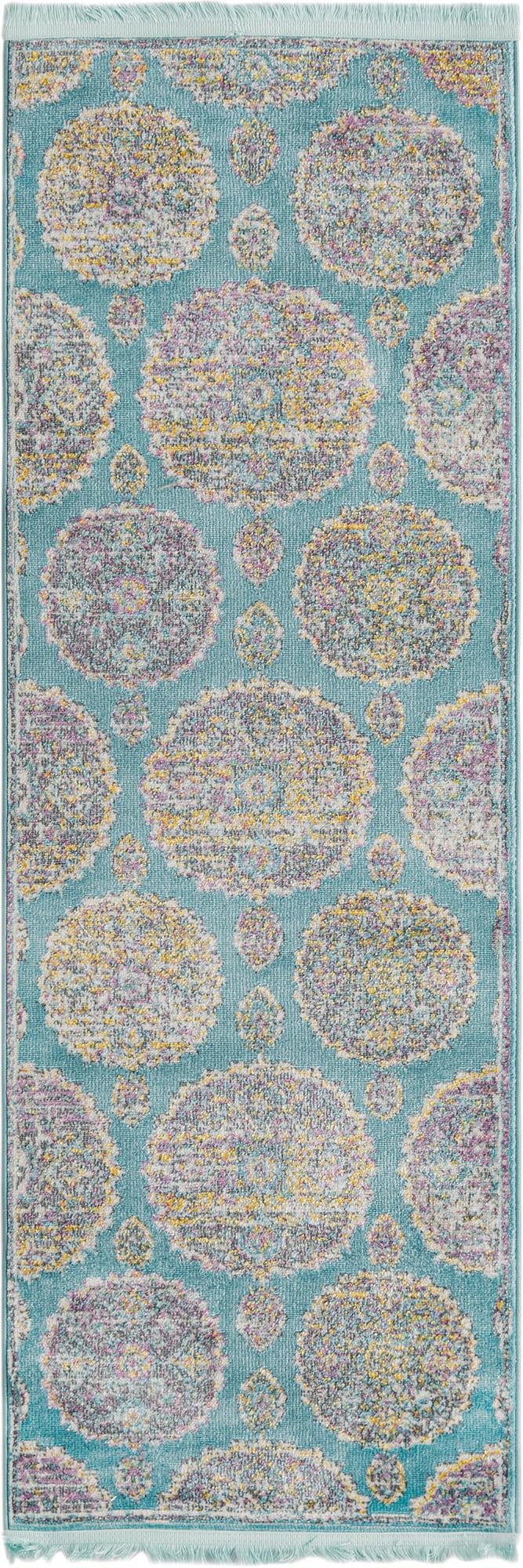 Arcadia Rugs Collection Area Rug - Atlantis (Blue) Runner Blue lifestyle 22
