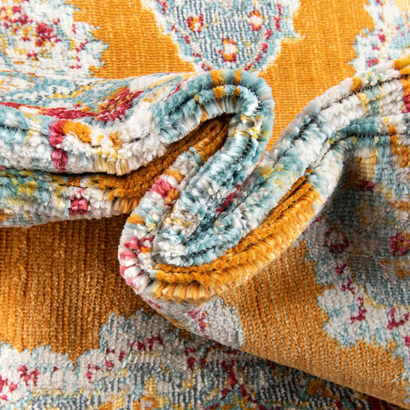 Arcadia Rugs Collection Area Rug - Atlantis (Orange) Rectangle Orange lifestyle 8