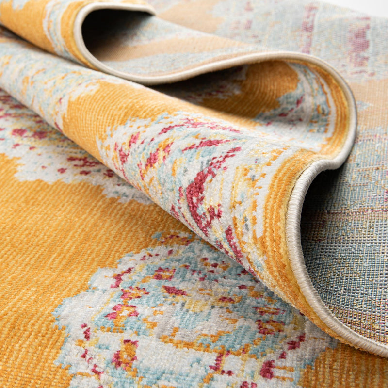 Arcadia Rugs Collection Area Rug - Atlantis (Orange) Rectangle Orange lifestyle 13