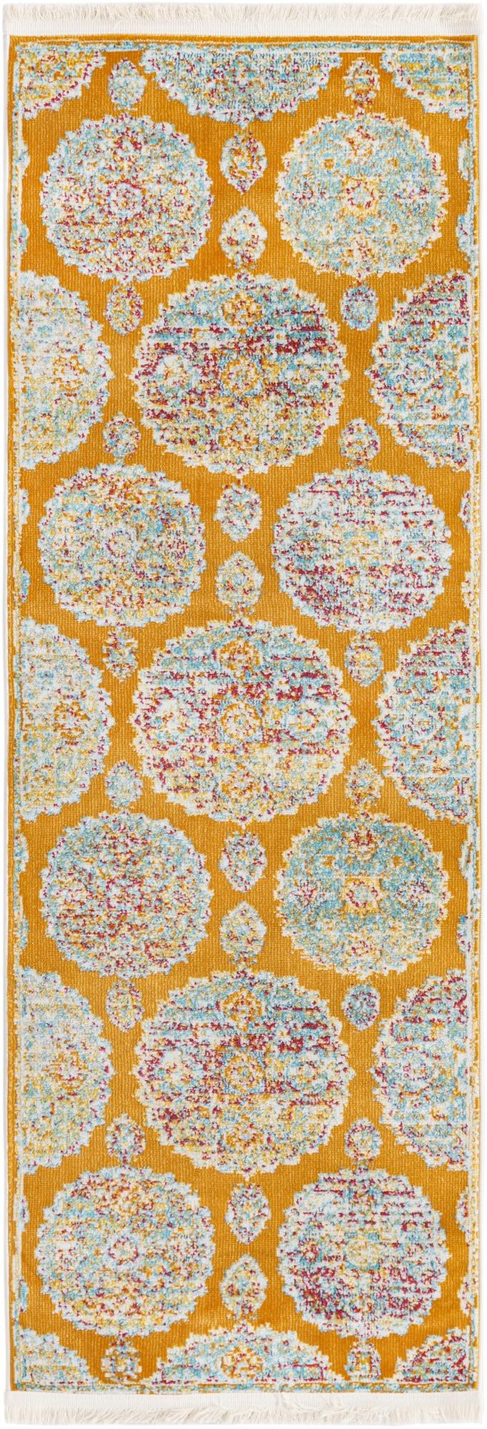 Arcadia Rugs Collection Area Rug - Atlantis (Orange) Runner Orange lifestyle 19