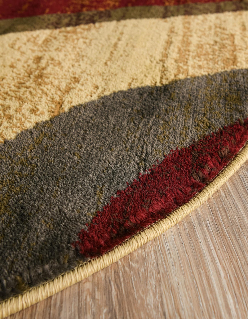 Bistro Lounge Collection Area Rug - Frappe Oval Beige lifestyle 33