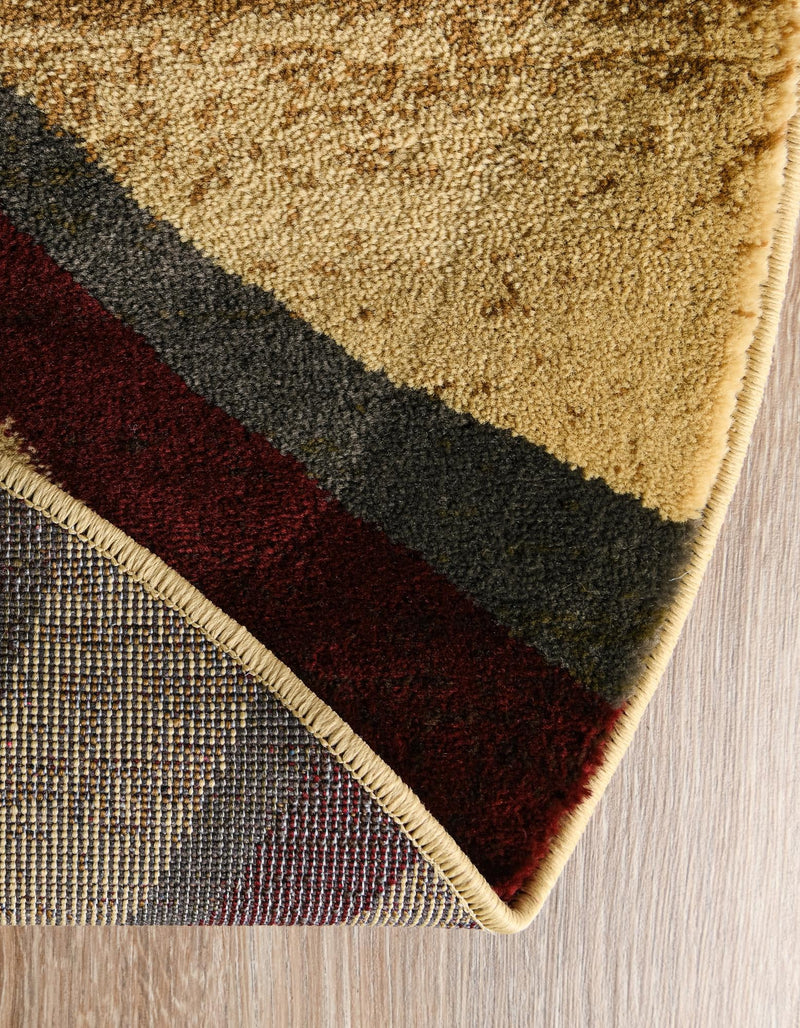 Bistro Lounge Collection Area Rug - Frappe Oval Beige lifestyle 34
