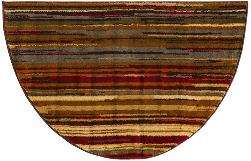 Bistro Lounge Collection Area Rug - Americano Hearth Beige lifestyle 26