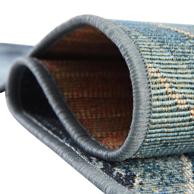 Urban Terrace Collection Area Rug - Atrium Runner Multi lifestyle 14
